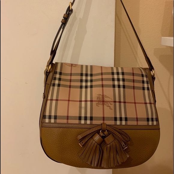 Limited Edition Burberry Haymarket Maydown Hobo - Picture 1 of 7